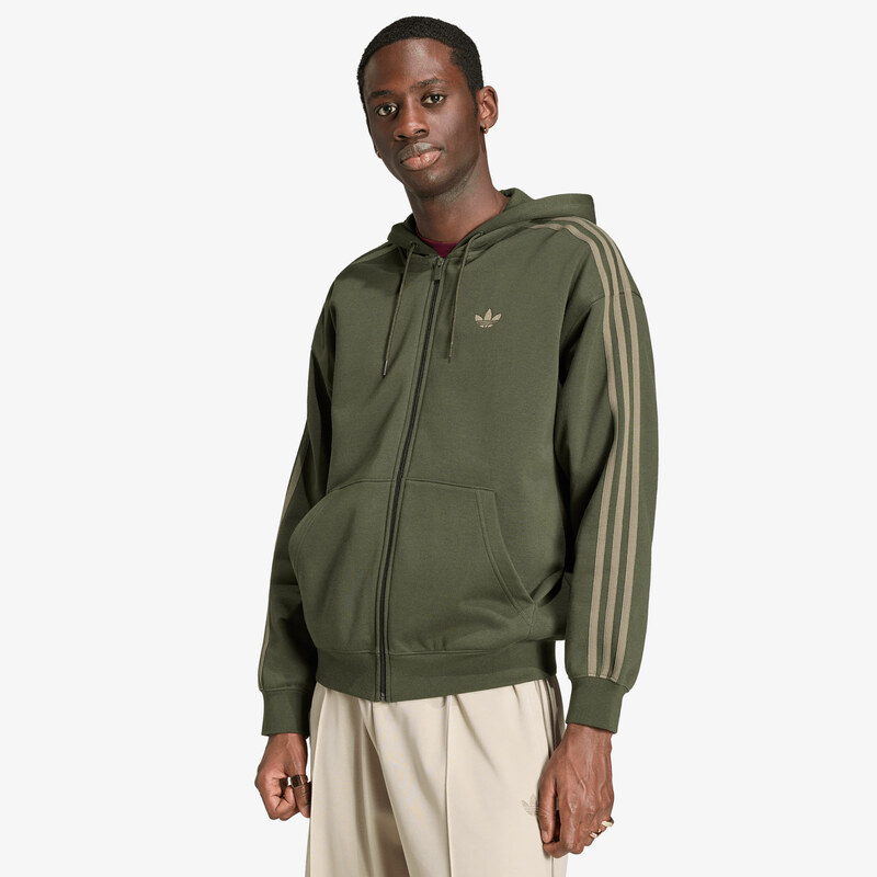 adidas Originals Mikina adidas Baggy Fz Hoodie Night Cargo XL