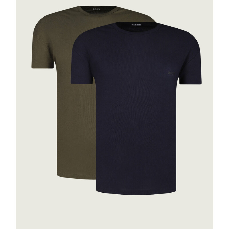 BOSS BLACK Tričko 2-pack RN 2P Rib | regular fit