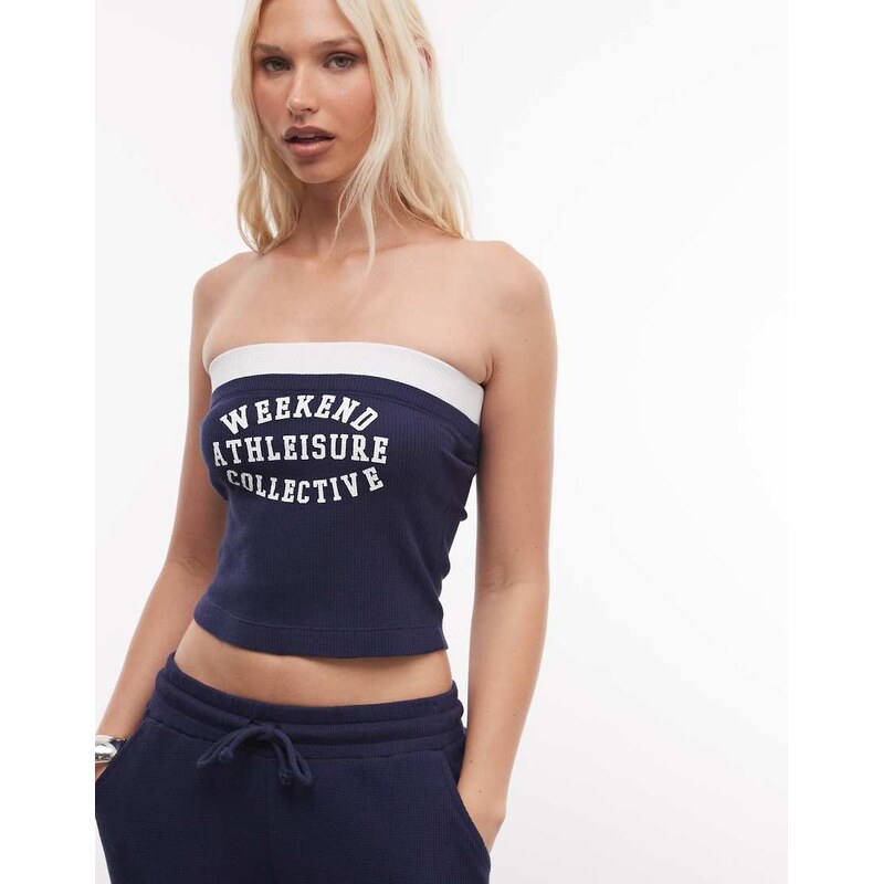 ASOS Weekend Collective Weekend Collective co-ord bandeau top