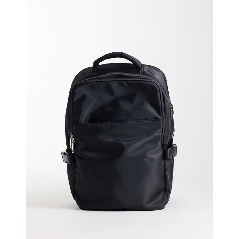 ASOS DESIGN travel backpack in black