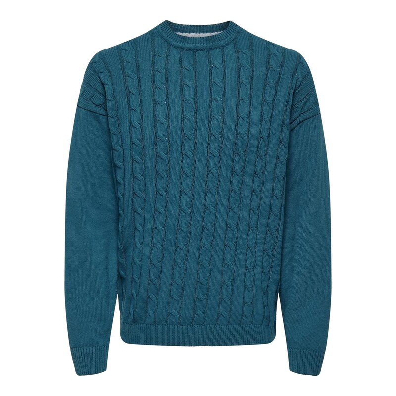 Only & Sons Svetr Lamard azurová modrá