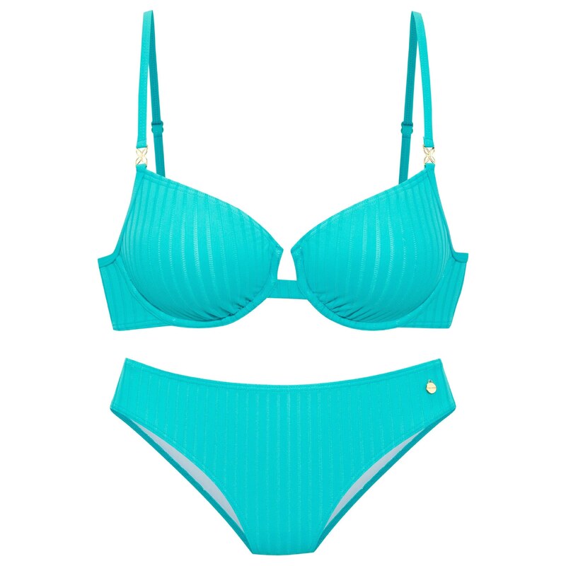 LASCANA Bikiny aqua modrá