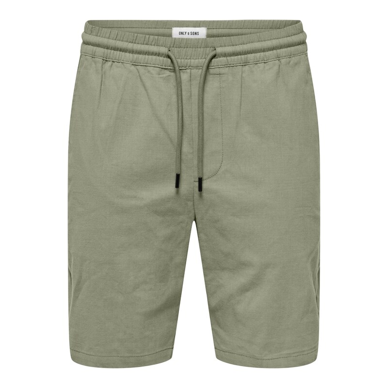 Only & Sons Kalhoty Capri zelená