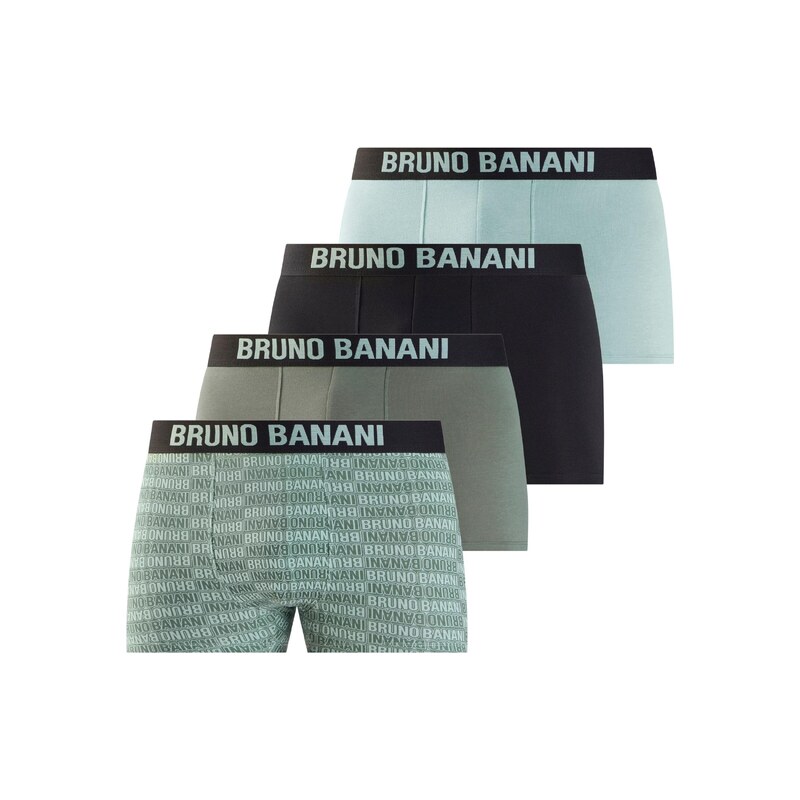Bruno Banani Boxerky pastelová modrá / olivová / mátová / černá