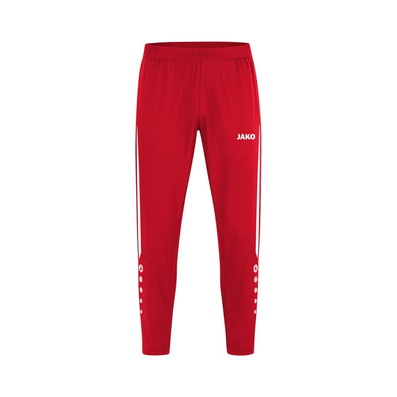 JAKO Sportovní kalhoty Power červená / bílá