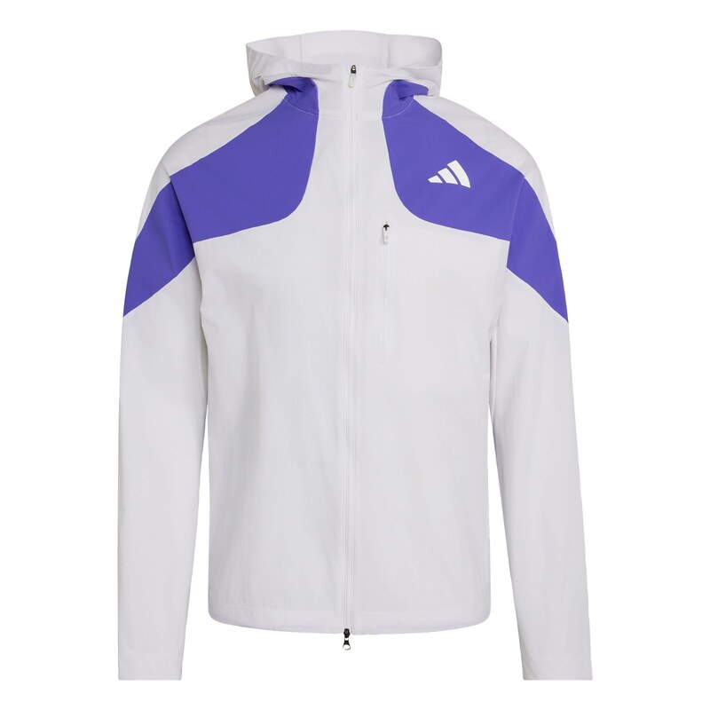 ADIDAS PERFORMANCE Sportovní bunda Adizero fialkově modrá / bílá