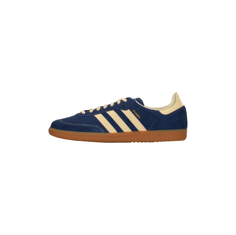 ADIDAS ORIGINALS Tenisky Samba nažloutlá / tmavě modrá / zlatá