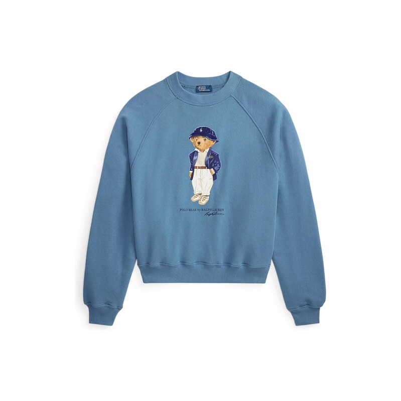 Polo Ralph Lauren Mikina ISLAND FLC modrá / námořnická modř /