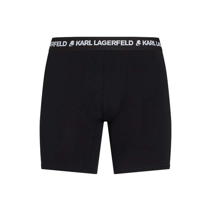 Karl Lagerfeld Boxerky šedá / černá
