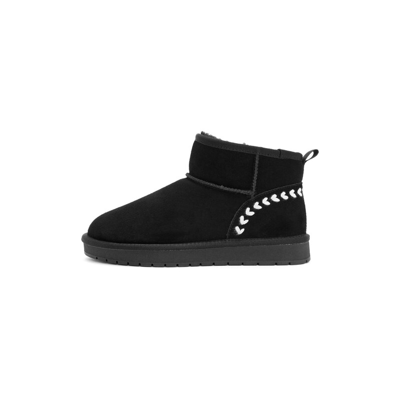 Derimod Kozačky černá / bílá