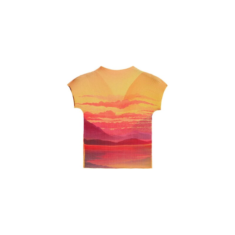 Desigual Halenka žlutá / merlot / tmavě červená