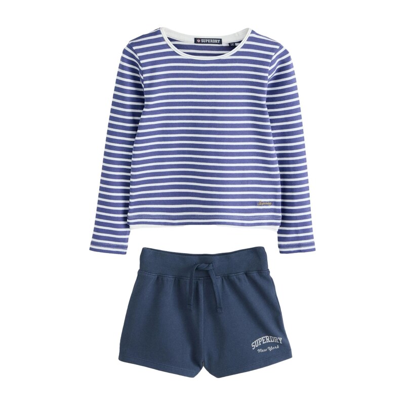 Superdry & Co Sada námořnická modř / kobaltová modř / bílá