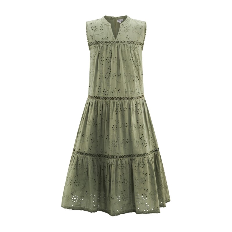 happy girls Šaty olivová