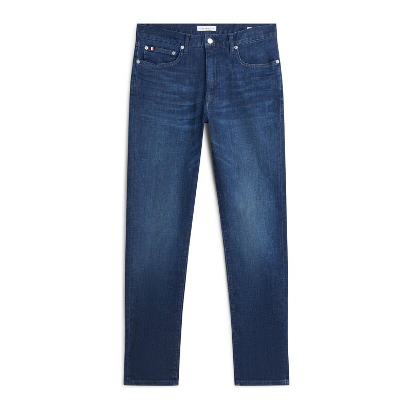 TOMMY HILFIGER Džíny Bleecker Slim Straight Leg tmavě modrá