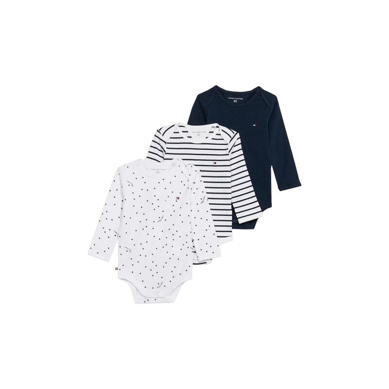 TOMMY HILFIGER Dupačky/body Essential námořnická modř / bílá