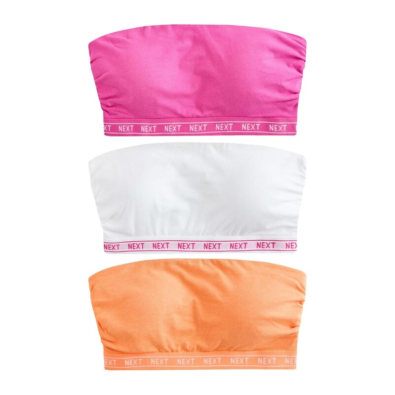 Next Podprsenka oranžová / pink / bílá