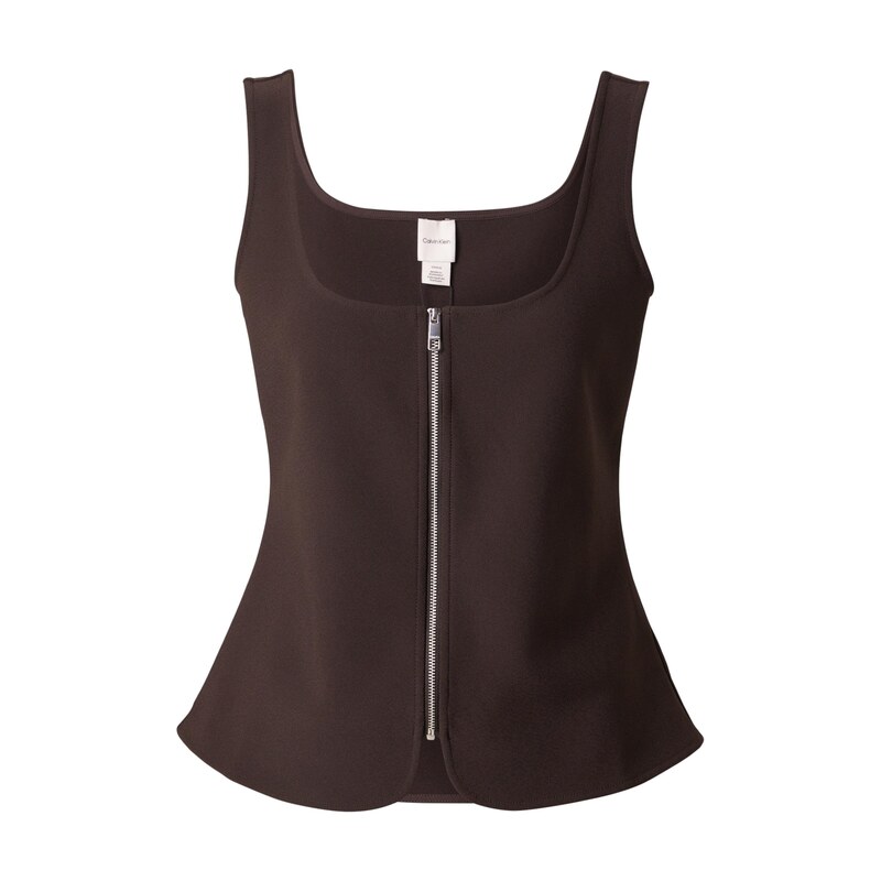 Calvin Klein Top čokoládová