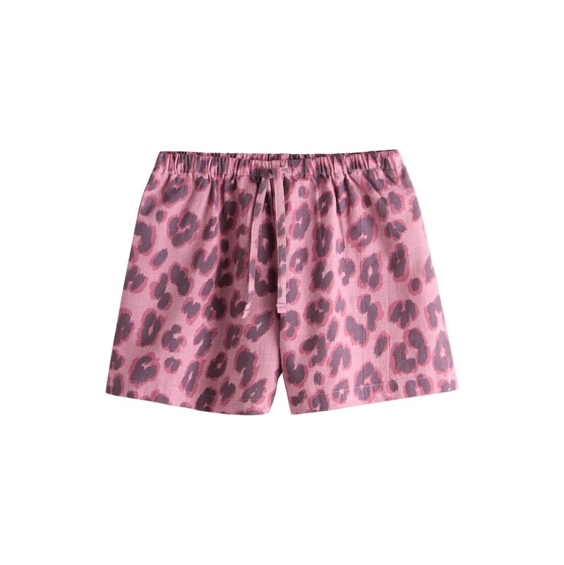 Next Kalhoty tmavě fialová / pink / tmavě růžová