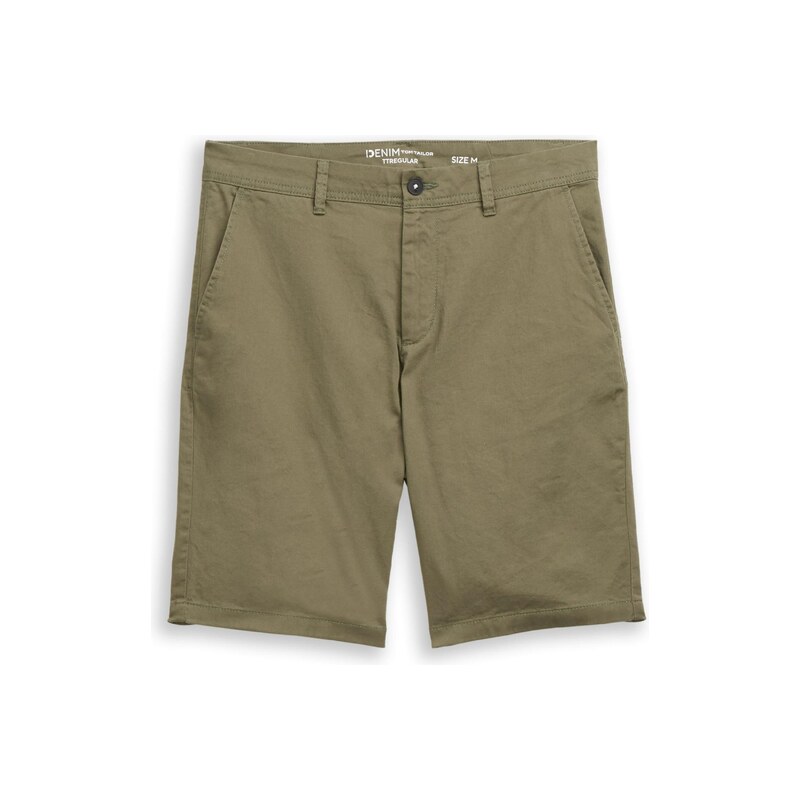 TOM TAILOR DENIM Chino kalhoty olivová