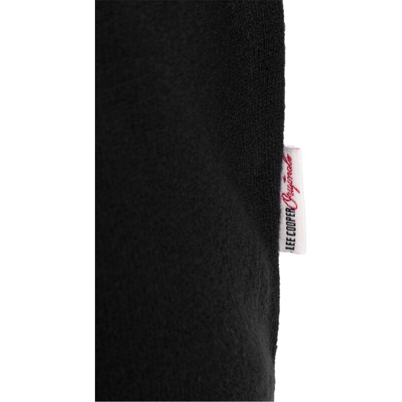Lee Cooper Long Sleeve Zip Thru Hoodie Black