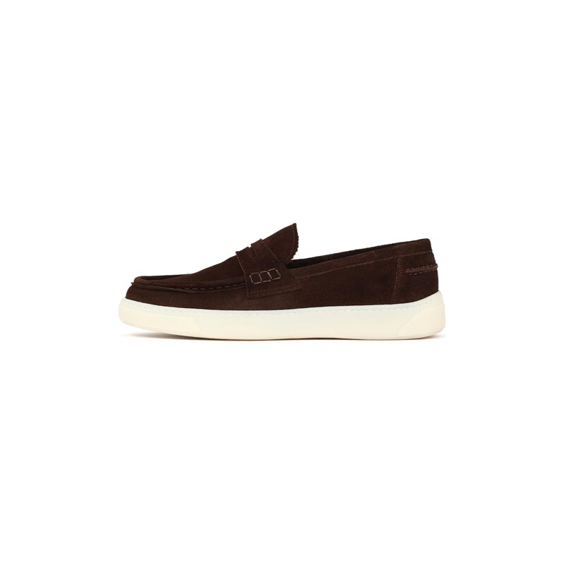 Derimod Slipper tmavě hnědá