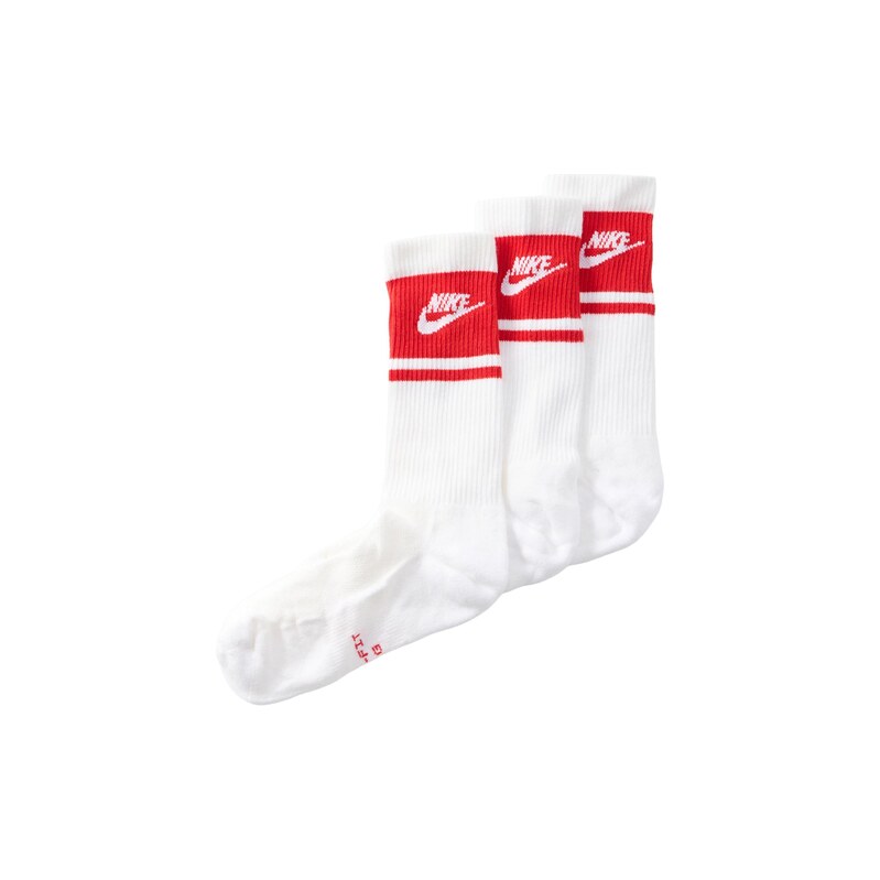 Nike Sportswear Ponožky červená / bílá