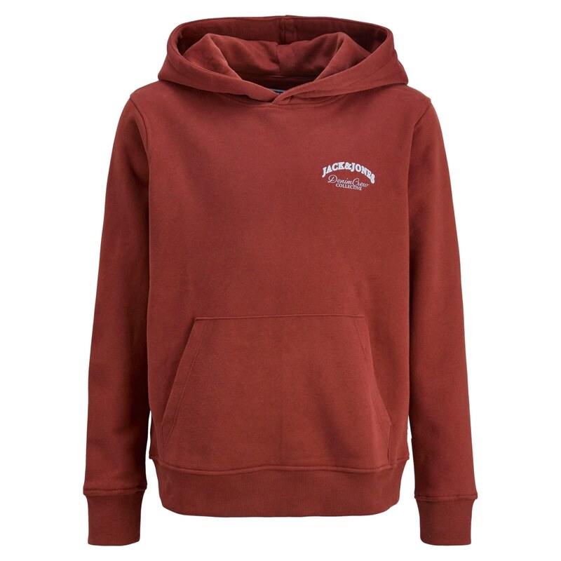 Jack & Jones Junior Mikina Brandes světlemodrá / červená