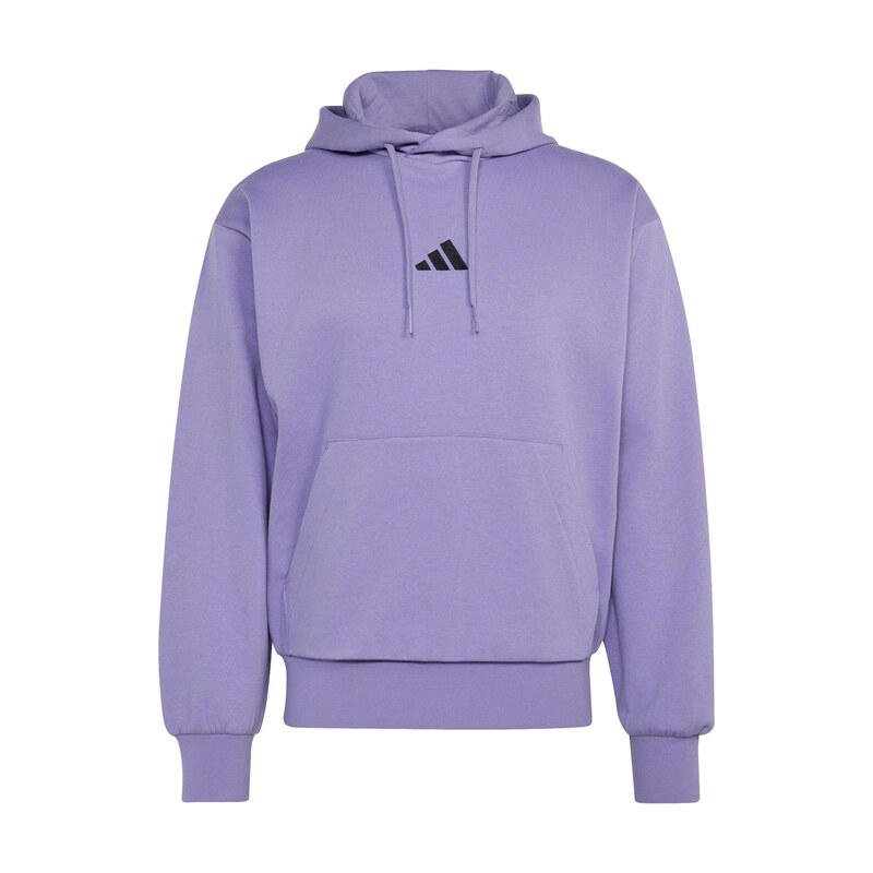 ADIDAS SPORTSWEAR Sportovní mikina FEELCOZY fialová / černá