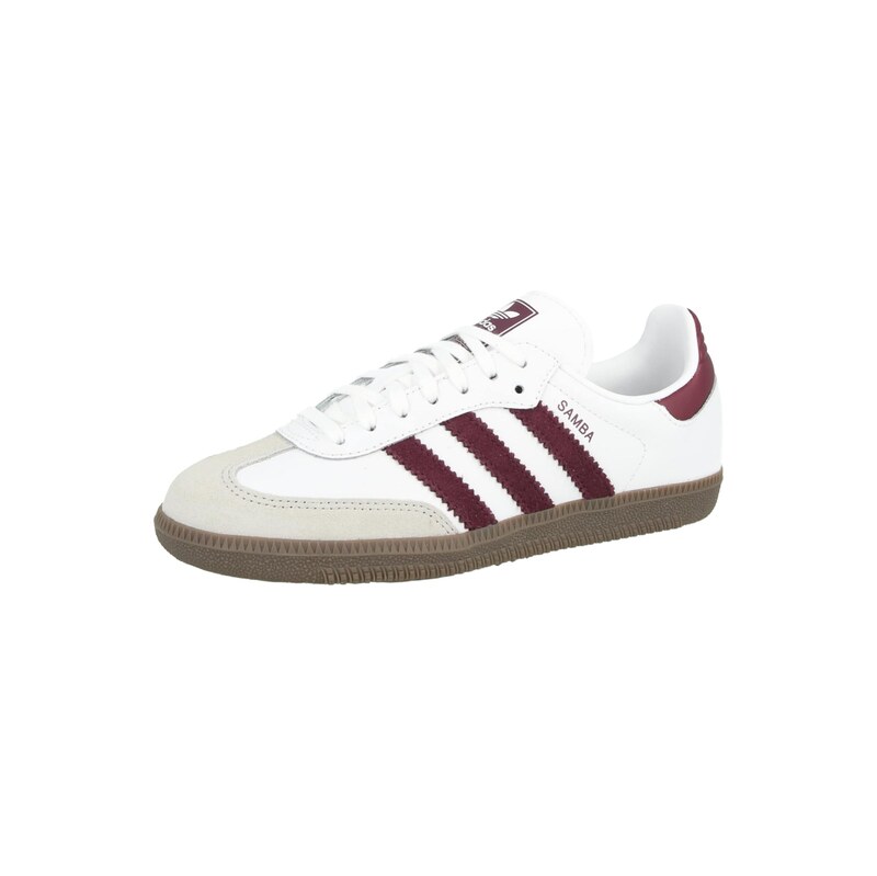 ADIDAS ORIGINALS Tenisky Samba písková / vínově červená / bílá