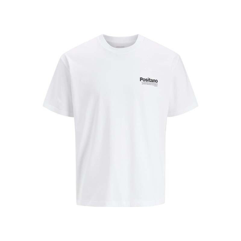 JACK & JONES Tričko JORPost světle zelená / světle červená /
