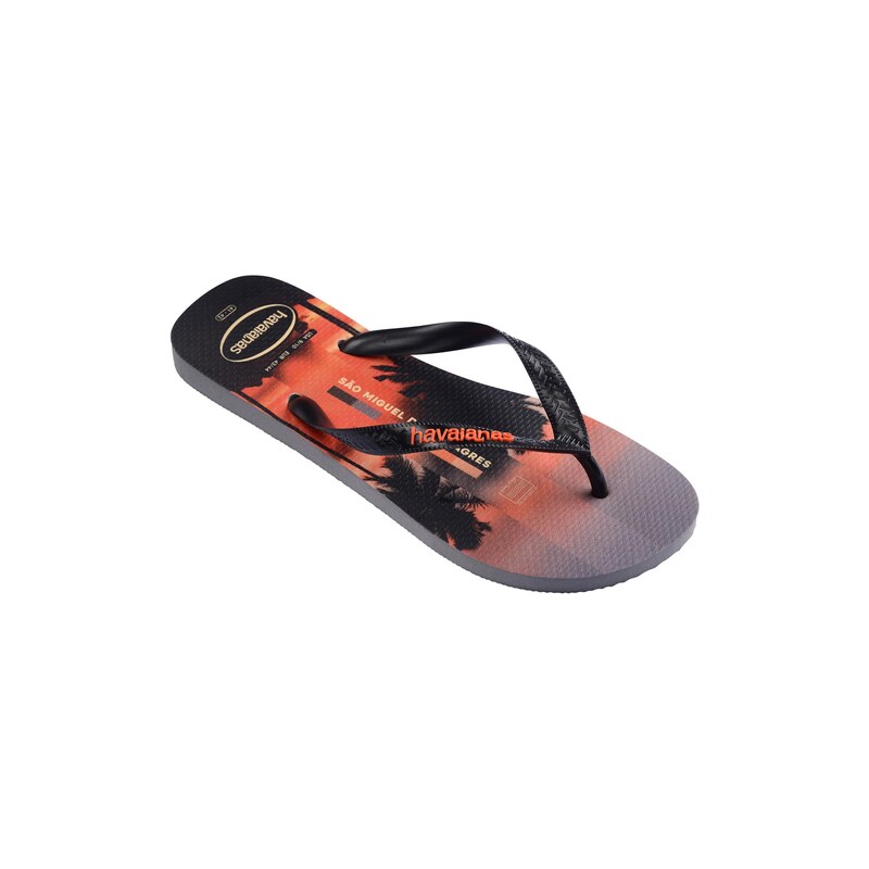 HAVAIANAS Žabky TOP SURFER I šedá / červená / černá
