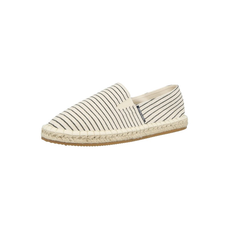 JACK & JONES Espadrilky JFWREGENT černá / bílá