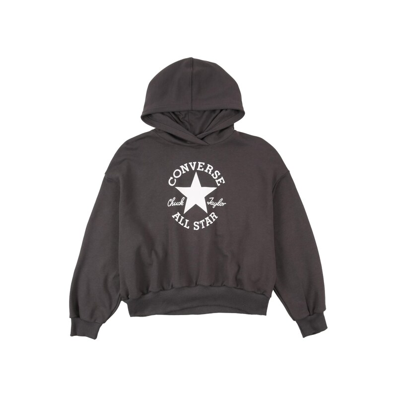 CONVERSE Mikina CHUCK PATCH antracitová / bílá