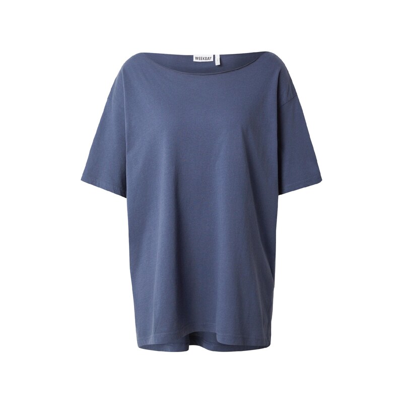 WEEKDAY Oversized tričko Mai safírová