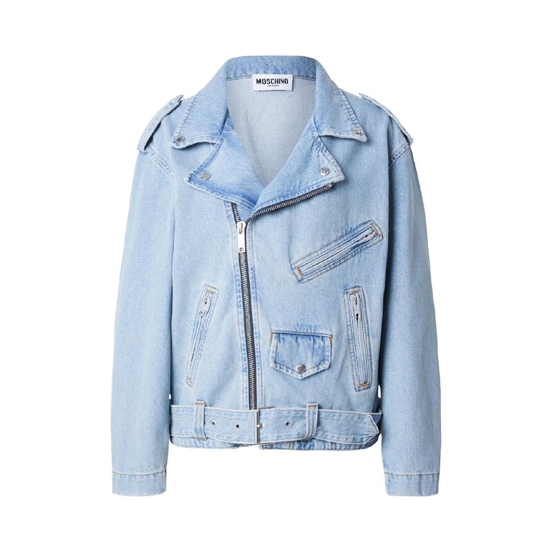 Moschino Jeans Přechodná bunda modrá džínovina