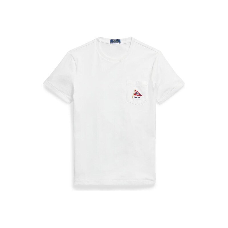 Polo Ralph Lauren Tričko námořnická modř / tmavě žlutá / červená
