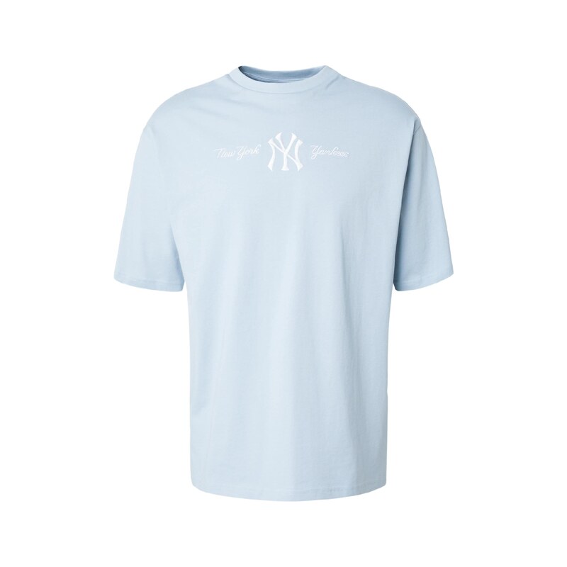 NEW ERA Tričko MLB NEYYAN pastelová modrá / bílá