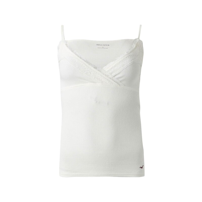 HOLLISTER Top bílá