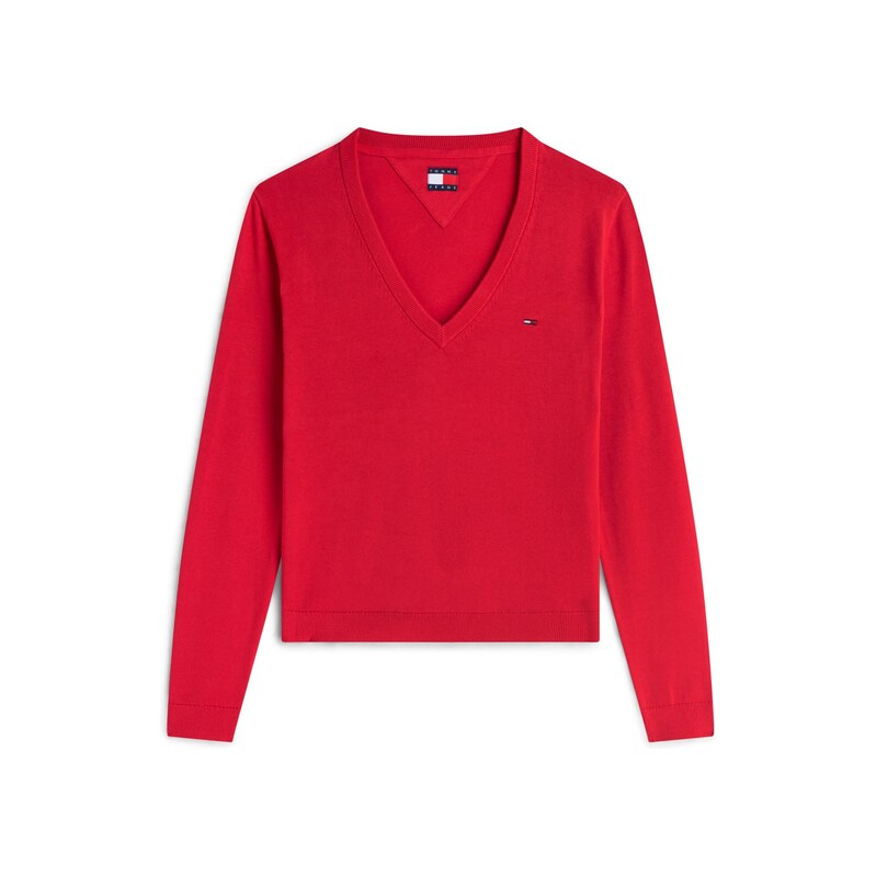 Tommy Jeans Svetr ESSENTIAL červená