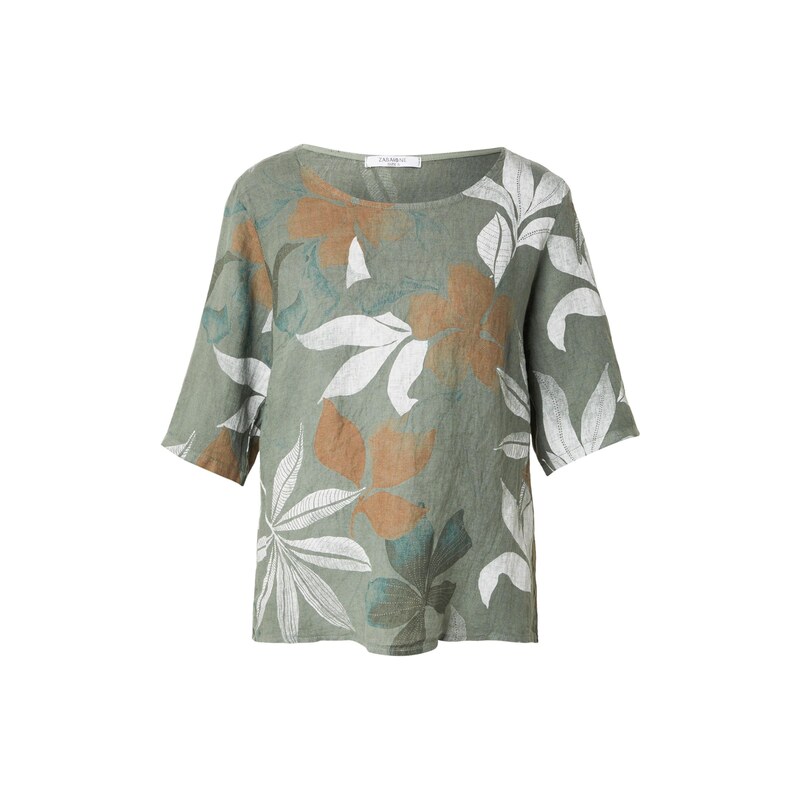 ZABAIONE Halenka Pi44naa umbra / khaki / offwhite