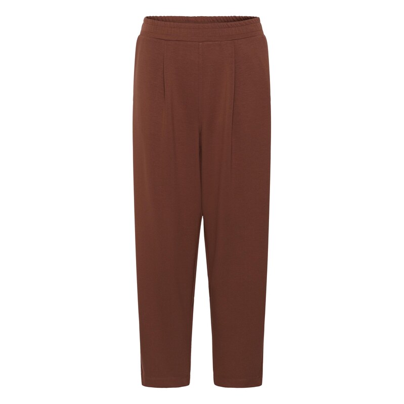 Kaffe Kalhoty se sklady v pase KAAnnie čokoládová