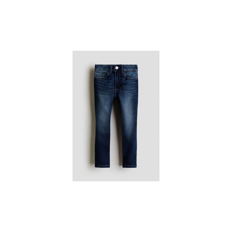 H&M - Super Soft Skinny Fit Jeans - Tmavý Denim Blue