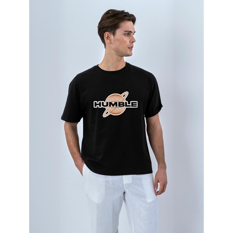 TEESHOPPEN Košile  T-shirts  černá