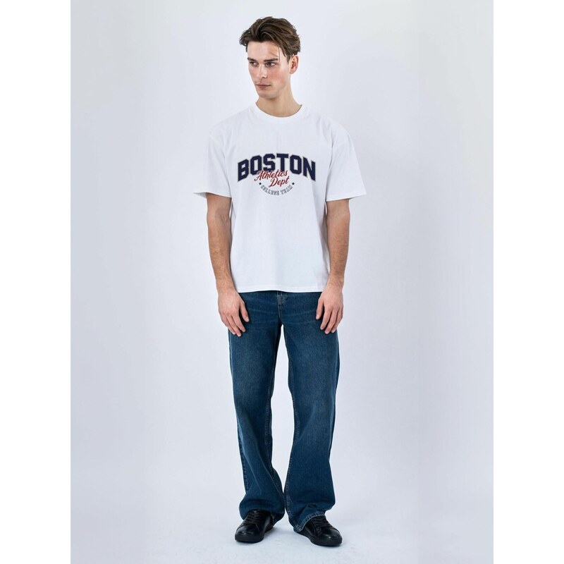 TEESHOPPEN Top  T-shirts  bílá