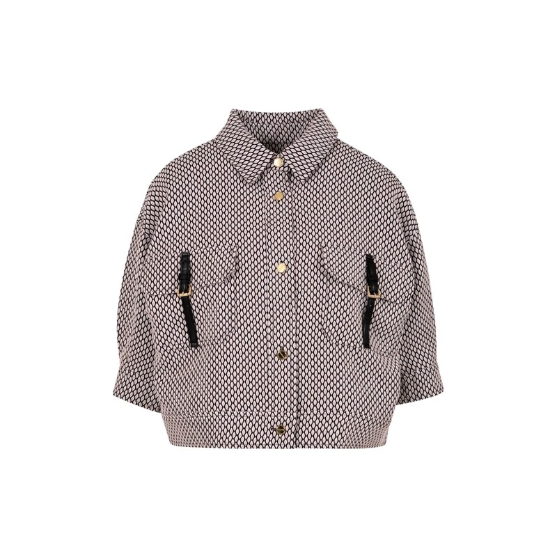 Coster Copenhagen Přechodná bunda  Jacquard  růžová