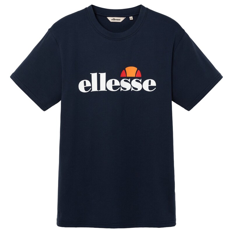 ELLESSE Tričko Prado 2 námořnická modř / oranžová / červená /