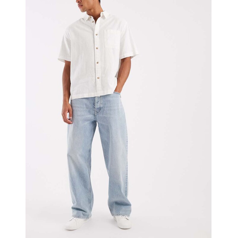 Tommy Jeans Theo baggy jeans in light wash blue