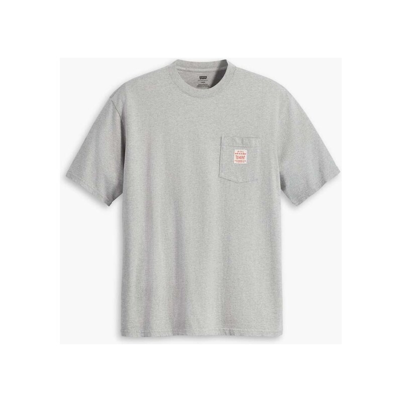 Levis Workwear pocket relaxed t-shirt in grey marl