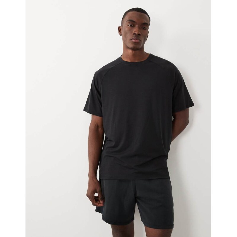 4505 Yoga performance jersey quick dry boxy oversized training t
