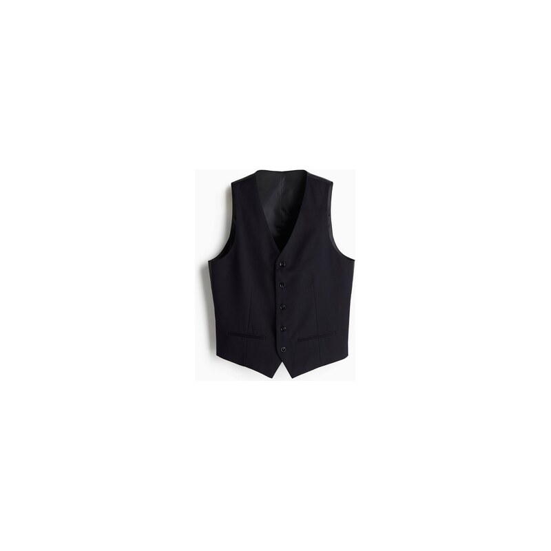 H&M - Společenská vesta Slim Fit - Námořnická Modř
